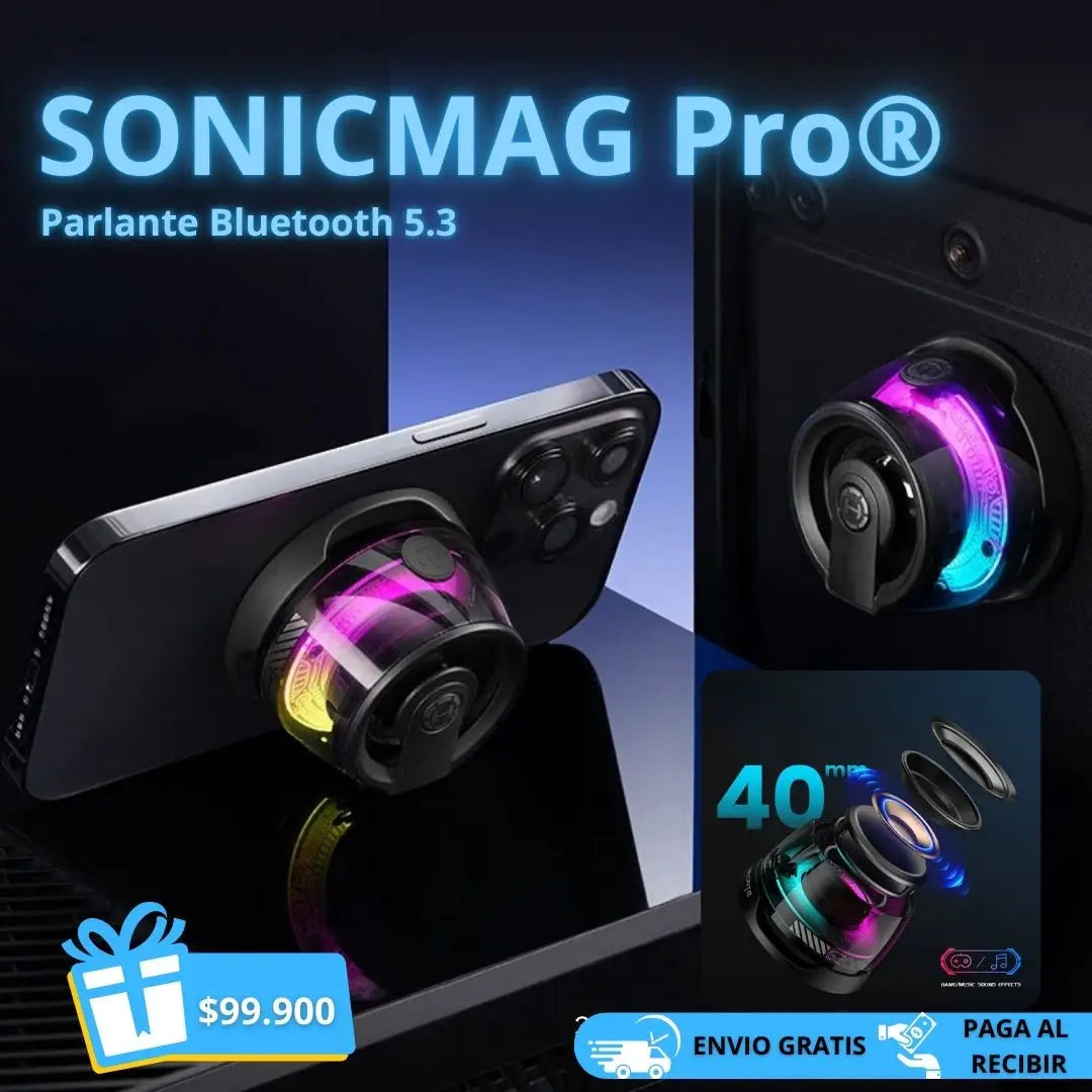 SONICMAG® Parlante Bluetooth