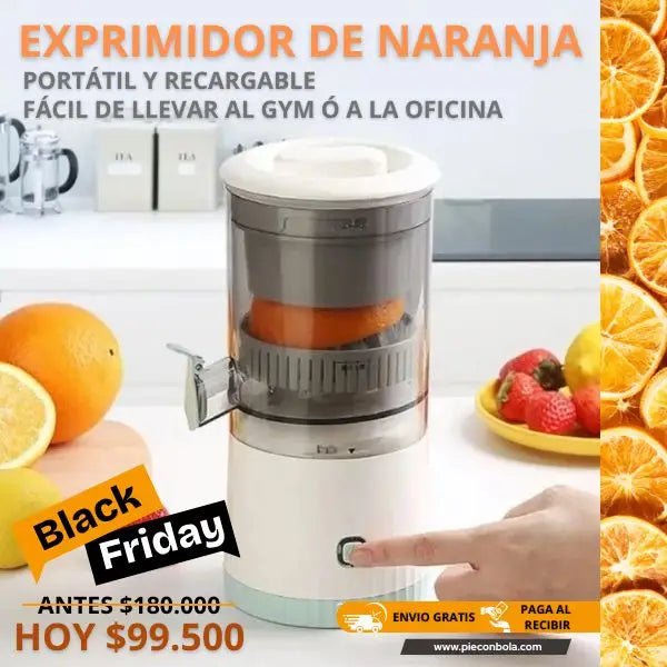 Exprimidor De Naranja Recargable Portátil